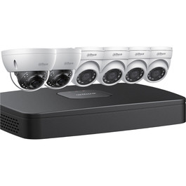 8Ch NVR + 4 4MP Eyeball + 2 4K Dome