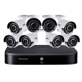 4K Ultra HD 16-Ch DVR and Eight 4K Ultra HD Cameras
