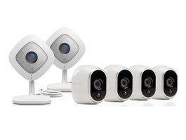 Arlo HD Security System with 4 Wire-Free Cameras & 2 Q Cameras