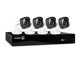 Defender 4 Channel DVR with 4 Bullet Cameras
