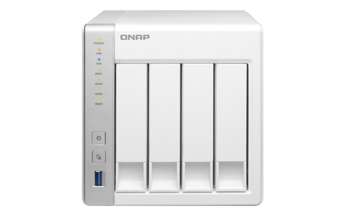 QNAP 4-Bay Personal Cloud NAS for Small and Home Offices with DLNA