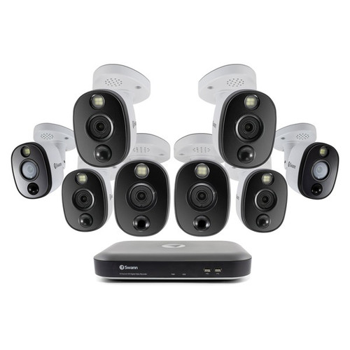 4K Surveillance Kit with 8-Ch 2TB DVR & (8) 4K Cameras