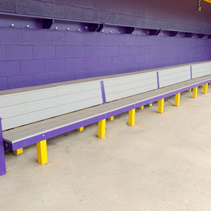 Wooden Dugout Bench Wooden Dugout Bench
