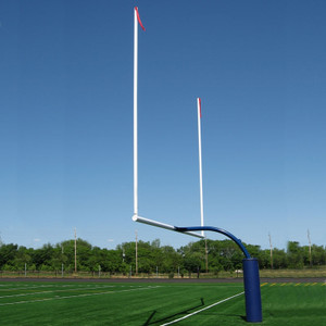 Hinged Football Goal Post with Expandable Crossbar Hinged Football Goal Post with Expandable Crossbar