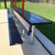 Semi-Permanent Team Bench with Backrest & Shelf