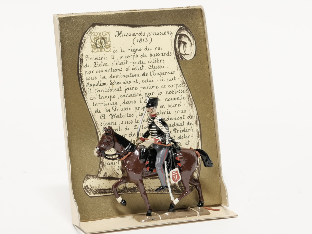 0106 CBG MIGNOT Plomb Napoleon Charge Cuirassiers A Eylau 5 Cavaliers