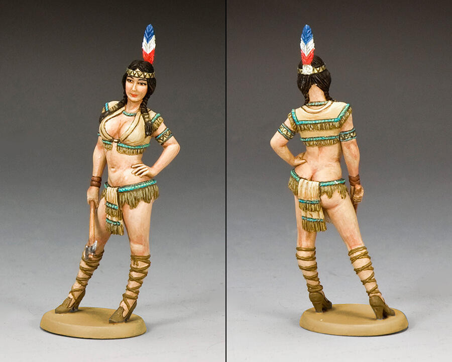 Figurine King & Country VN151 – Playmate Pocahontas – Échelle 54mm – Neuf