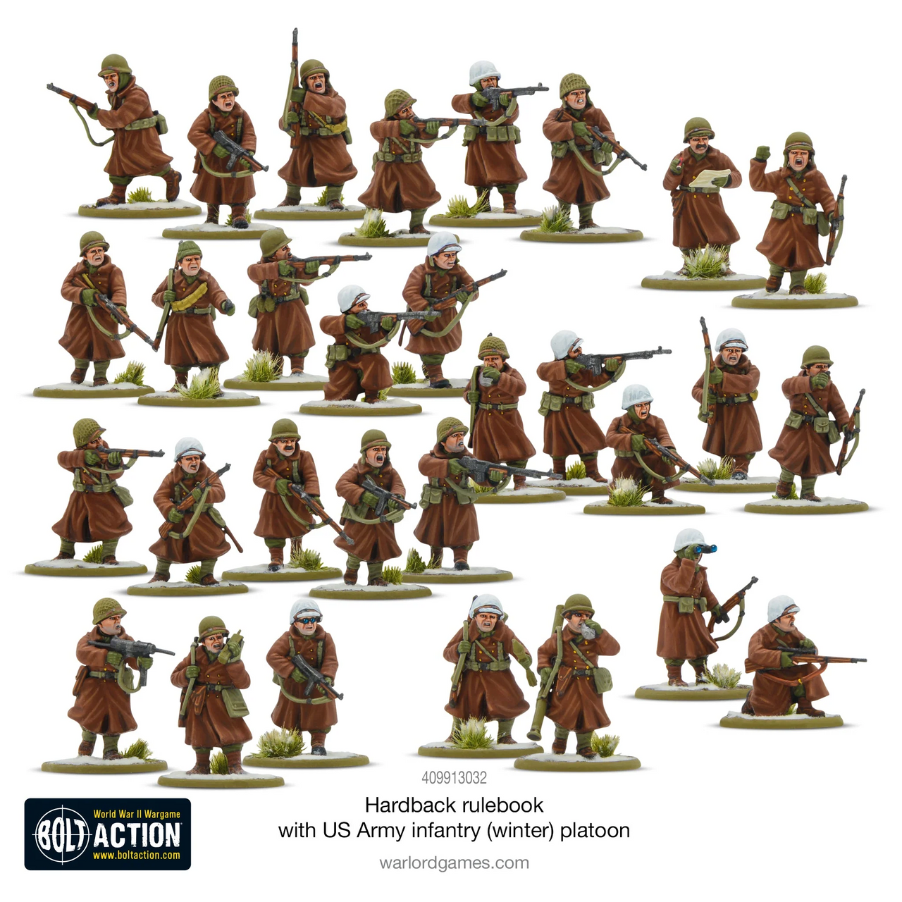 Warlord Games Bolt Action US Army Infantry Platoon Winter