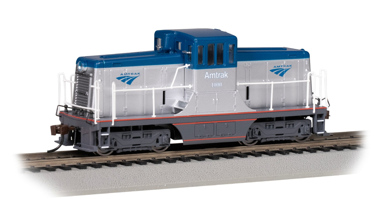Bachmann 68205 HO Scale DCC 44-Ton Switcher Amtrak #1000 - Trains