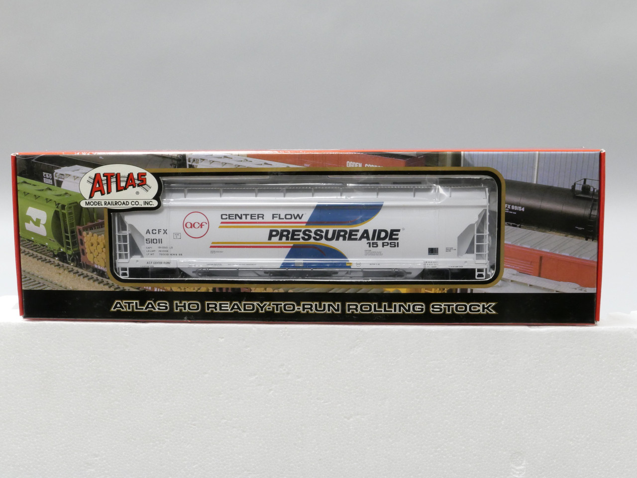 Atlas HO Ready To Run 1501-1 ACF PressureAide Center Flow