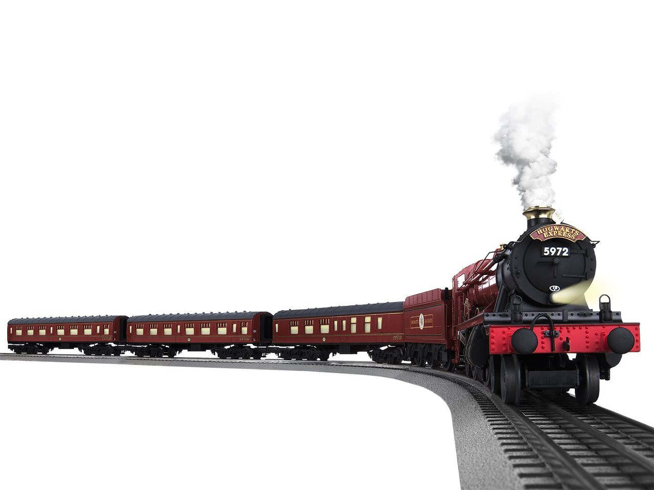 harry potter hogwarts express train set