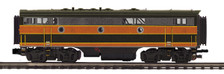 MTH Trains 20-21235-3 Great Northern F7 B Unit Non-powered Diesel Engine O Scale