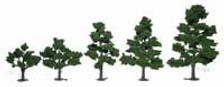 Woodland Scenics TR1112 Realistic Tree Kits 6 Deciduous Trees/Foliage