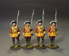 John Jenkins Designs Connecticut Provincial Rgt. 4 Line Inf. At Attention #2 4pc