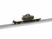 Lionel New York Central 40' Flat Car With Sherman Tank 1926711