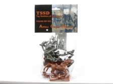 Toy Soldiers Of San Diego ACW Artillery Cavalry Wounded Set 12 Gray Figures