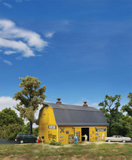 Walthers Cornerstone 933-3339 Antiques Barn HO Scale Building Model Train Kit