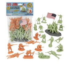 BMC-40026 WW2 Iwo Jima Figures 32pc Sage and Butternut