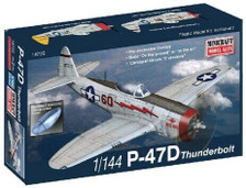 Minicraft 14722 1/144 P-47D USAAF "Thunderbolt" Model Kit
