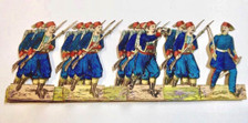 Pellerin Epinal Paper Cardboard Turkish Zouaves Infantry Concertina display