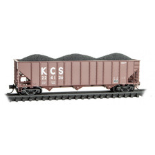 Micro-trains N Scale 108 00 550 Kansas City Southern 3 Bay Hopper Road #224136