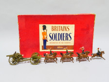 WBritain Set 39 Royal Horse Artillery With Gun and Escort Vintage