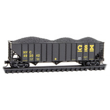 Microtrains 10800622 N 100-Ton 3-Bay Open Hopper CSX NYC 492042