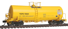 HO Scale Walthers 920-100021 Trinity Industries Leasing TILX #70023 40 Trinity 14,000-Gallon Molten Sulfur Tank Car
