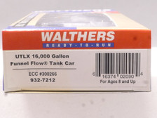 HO Walthers 932-7212 16k-Gallon Funnel-Flow Tank Car ECC #300266