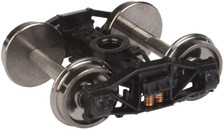 Walthers Sprung Trucks w/33" Metal Wheels & Axles -- Diamond Arch Bar - 1 Pair 920-2005