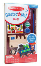 Melissa & Doug 488-8846 Decorate-Your-Own Wooden Train Kit