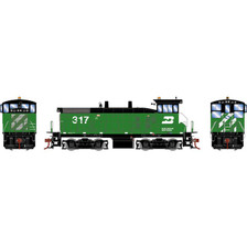 Athearn HO 28666 RTR SW1500 Burlington Northern #317