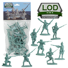 LOD Enterprises Plastic Figure Sets LOD013 Revolutionary War American Light Infantry