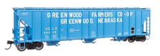 Walthers Proto 920-106192 55' Evans 4780 Covered Hopper RTR Greenwood USLX #26339