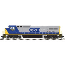 Atlas HO 10004487 Dash 8-40CW Silver CSX YN2 #7864