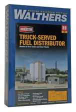 Walthers Cornerstone 933-4038 Truck-Served Fuel Distributor HO Scale Building Model Train Kit