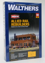 Walthers Cornerstone 933-3016 Allied Rail Rebuilders HO Scale Building Model Train Kit