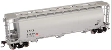 Atlas HO #1944-3 ACF 3-Bay Cylindrical Hopper ACFX Road #62256