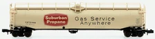 Atlas HO #1729-6 33,000 Gallon Tank Car Suburban Propane (CNTX) #1319