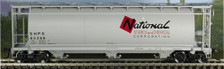 Atlas HO #1947-2 ACF 3 Bay Cylindrical Hopper National Starch #60390