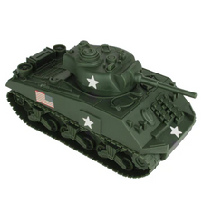 BMC 49990 WW2 Sherman M4 Tank Dark Green 1:32 Military Vehicle for Plastic Army Men