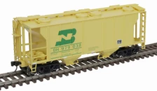 Atlas HO 20006594 Trainman PS-2 Covered Hopper BN Scale Monitor Car 979038