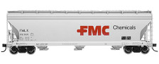 Atlas HO #1465-1 ACF 4650 3-Bay Centerflow Hopper FMC Road #45363