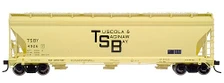 Atlas HO #1470-1 ACF 4650 3-Bay Centerflow Hopper Tuscola & Saginaw Bay #4926