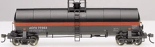HO Atlas 1552-1 17,360 Gallon Tank Car ACFX Black/Orange #77325