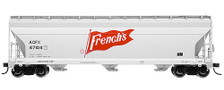 Atlas HO #1410-1 ACF 4650 3-Bay Centerflow Hopper French's (ACFX) Road #47104