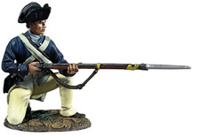 W Britain 16085 George Rogers Clark Illinois Regiment Kneeling At The Ready