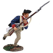 WBritain 16022 Continental Line/1st American Regiment Charging with Bayonet No.1, 1777-1787