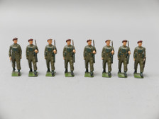 W Britain #2010 Airborne Infantry "Red Devils" Historical Set and Bren-Gunner