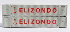 JTC Model Trains N Elizondo Line 53' HIGH CUBE 8-55-8 corrugated containers 2pk